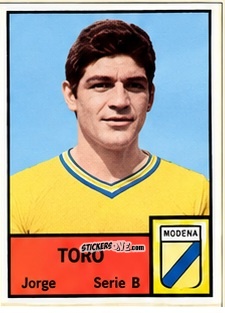 Figurina Jorge Toro - Tutti i Calciatori 1964-65
 n. 473 - MIRA
