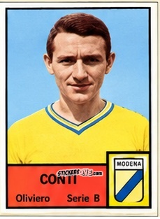 Figurina Oliviero Conti - Tutti i Calciatori 1964-65
 n. 474 - MIRA