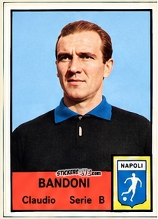 Figurina Claudio Bandoni - Tutti i Calciatori 1964-65
 n. 488 - MIRA