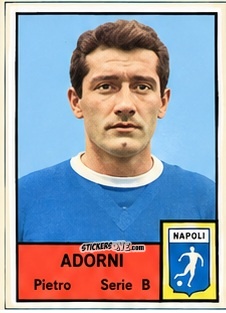 Figurina Pietro Adorni - Tutti i Calciatori 1964-65
 n. 489 - MIRA