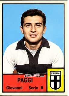 Figurina Giovanni Paggi - Tutti i Calciatori 1964-65
 n. 529 - MIRA
