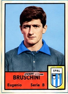 Sticker Eugenio Bruschini - Tutti i Calciatori 1964-65
 n. 576 - MIRA