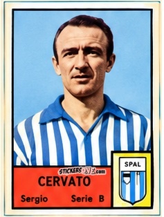 Figurina Sergio Cervato - Tutti i Calciatori 1964-65
 n. 580 - MIRA