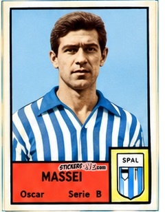 Sticker Oscar Massei - Tutti i Calciatori 1964-65
 n. 585 - MIRA