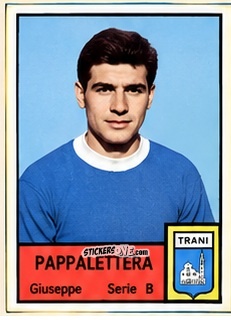 Cromo Giuseppe Pappalettera - Tutti i Calciatori 1964-65
 n. 591 - MIRA