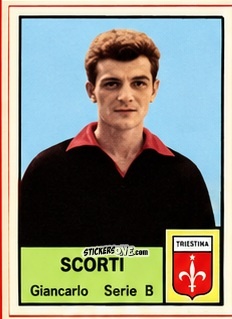 Sticker Giancarlo Scorti - Tutti i Calciatori 1964-65
 n. 600 - MIRA