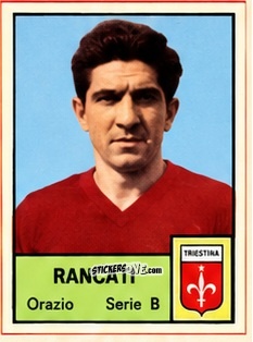 Sticker Orazio Rancati - Tutti i Calciatori 1964-65
 n. 609 - MIRA