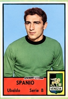 Sticker Ubaldo Spanio - Tutti i Calciatori 1964-65
 n. 614 - MIRA