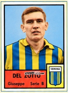 Figurina Giuseppe Del Zotto - Tutti i Calciatori 1964-65
 n. 633 - MIRA