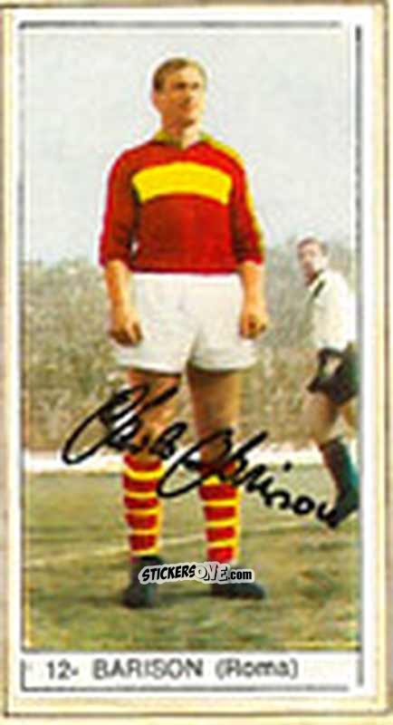 Cromo Barison - Calcio Italia 1965-66
 n. 12 - Baggioli