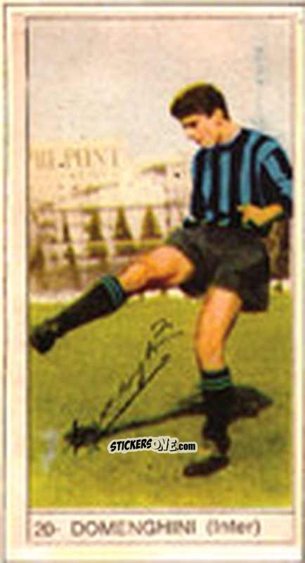 Cromo Domenghini - Calcio Italia 1965-66
 n. 20 - Baggioli