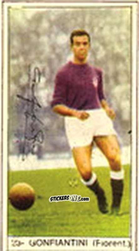 Sticker Gonfiantini - Calcio Italia 1965-66 n. 23 - Baggioli