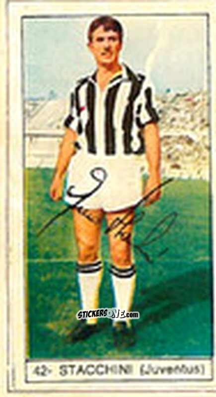 Sticker Stacchini - Calcio Italia 1965-66 n. 42 - Baggioli