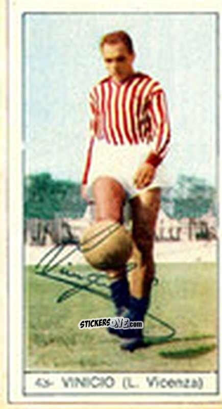 Figurina Vinicio - Calcio Italia 1965-66 n. 43 - Baggioli