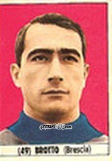 Sticker Brotto - Calcio Italia 1965-66 n. 49 - Baggioli