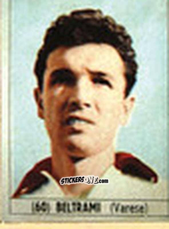 Figurina Beltrami - Calcio Italia 1965-66 n. 60 - Baggioli