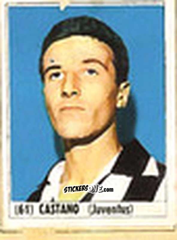 Sticker Castano - Calcio Italia 1965-66 n. 61 - Baggioli
