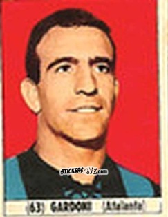 Figurina Gardoni - Calcio Italia 1965-66 n. 63 - Baggioli