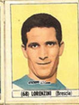 Sticker Lorenzini - Calcio Italia 1965-66 n. 68 - Baggioli