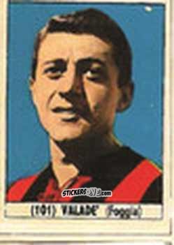 Figurina Valadé - Calcio Italia 1965-66 n. 101 - Baggioli