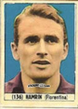 Figurina Hamrin - Calcio Italia 1965-66 n. 136 - Baggioli