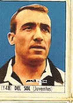 Figurina Del Sol - Calcio Italia 1965-66 n. 148 - Baggioli