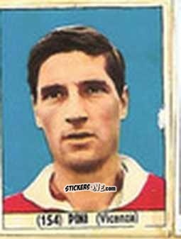 Sticker  Pini - Calcio Italia 1965-66 n. 154 - Baggioli