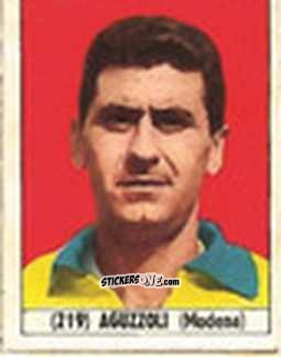 Sticker Aguzzoli - Calcio Italia 1965-66 n. 219 - Baggioli