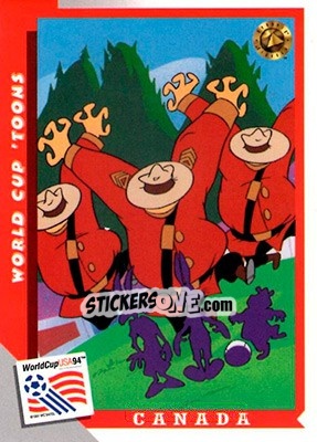 Sticker Canada - Fifa World Cup Usa 1994. Looney Tunes n. 11 - Upper Deck