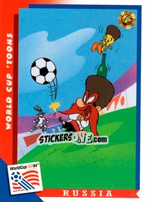 Cromo Russia - Fifa World Cup Usa 1994. Looney Tunes n. 54 - Upper Deck