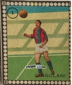 Figurina Cingolani - Albo per le figurine sportivo Stadio 1948-1949 n. 1 - B.E.A. / S.A.B.A.