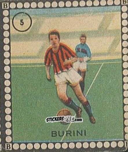 Figurina Burini - Albo per le figurine sportivo Stadio 1948-1949 n. 5 - B.E.A. / S.A.B.A.