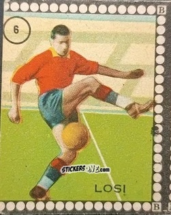 Figurina Losi - Albo per le figurine sportivo Stadio 1948-1949 n. 6 - B.E.A. / S.A.B.A.
