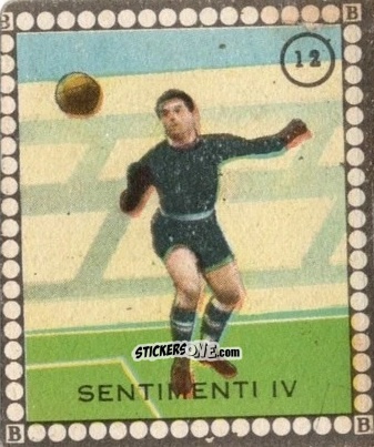 Sticker Sentimenti IV - Albo per le figurine sportivo Stadio 1948-1949 n. 12 - B.E.A. / S.A.B.A.