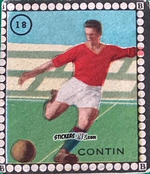 Figurina Contin - Albo per le figurine sportivo Stadio 1948-1949 n. 18 - B.E.A. / S.A.B.A.