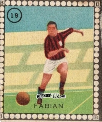 Figurina Fabian - Albo per le figurine sportivo Stadio 1948-1949 n. 19 - B.E.A. / S.A.B.A.