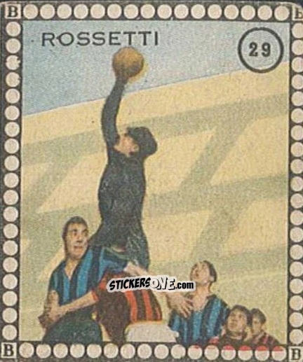 Cromo Rossetti - Albo per le figurine sportivo Stadio 1948-1949 n. 29 - B.E.A. / S.A.B.A.