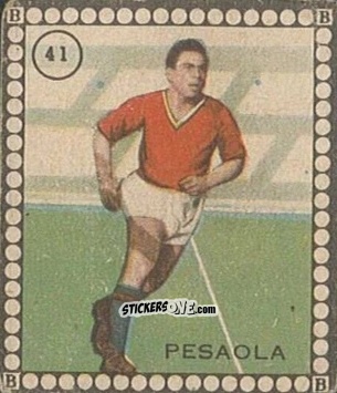 Figurina Pesaola - Albo per le figurine sportivo Stadio 1948-1949 n. 41 - B.E.A. / S.A.B.A.
