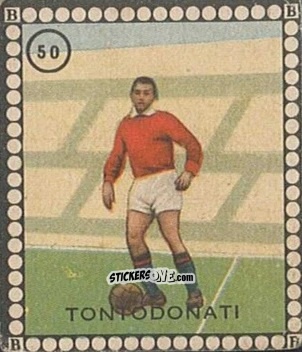 Sticker Tontodonati - Albo per le figurine sportivo Stadio 1948-1949 n. 50 - B.E.A. / S.A.B.A.