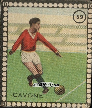 Figurina Cavone - Albo per le figurine sportivo Stadio 1948-1949 n. 59 - B.E.A. / S.A.B.A.