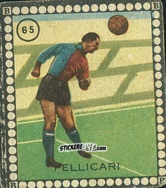 Sticker Pellicari - Albo per le figurine sportivo Stadio 1948-1949 n. 65 - B.E.A. / S.A.B.A.