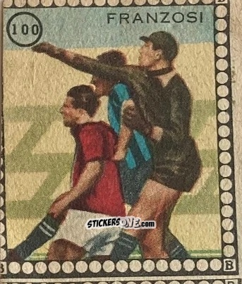 Figurina Franzosi - Albo per le figurine sportivo Stadio 1948-1949 n. 100 - B.E.A. / S.A.B.A.