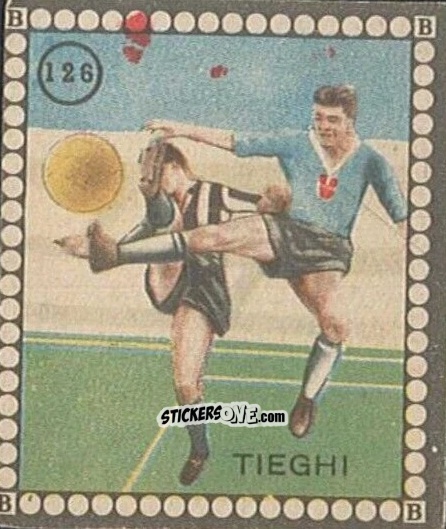 Cromo Tieghi - Albo per le figurine sportivo Stadio 1948-1949 n. 126 - B.E.A. / S.A.B.A.