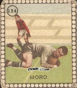 Figurina Moro - Albo per le figurine sportivo Stadio 1948-1949 n. 134 - B.E.A. / S.A.B.A.