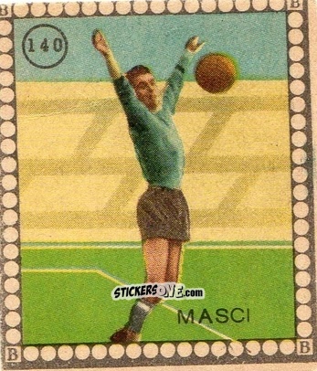 Sticker Masci - Albo per le figurine sportivo Stadio 1948-1949 n. 140 - B.E.A. / S.A.B.A.