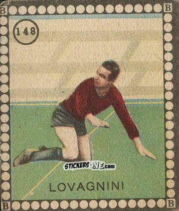 Figurina Lovagnini - Albo per le figurine sportivo Stadio 1948-1949 n. 148 - B.E.A. / S.A.B.A.