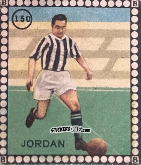 Cromo Jordan - Albo per le figurine sportivo Stadio 1948-1949 n. 150 - B.E.A. / S.A.B.A.