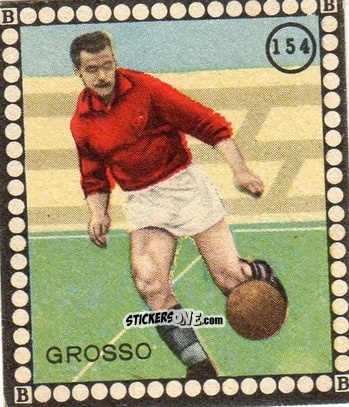 Cromo Grosso - Albo per le figurine sportivo Stadio 1948-1949 n. 154 - B.E.A. / S.A.B.A.