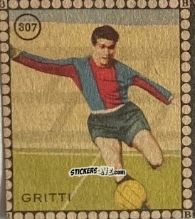 Figurina Gritti - Albo per le figurine sportivo Stadio 1948-1949 n. 307 - B.E.A. / S.A.B.A.