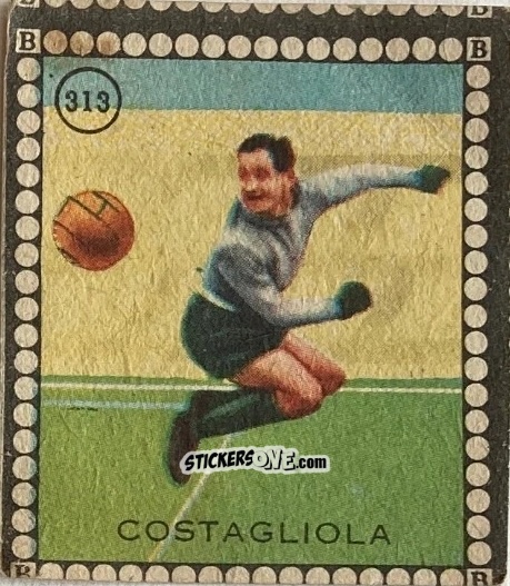 Sticker Costagliola - Albo per le figurine sportivo Stadio 1948-1949 n. 313 - B.E.A. / S.A.B.A.